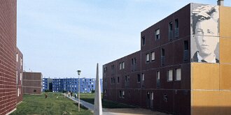 Grande-Borne aux beaux jours02 : Banlieure, Paysage urbain, Essonne, 1973