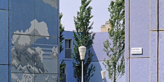 Grande-Borne aux beaux jours09 : Banlieure, Paysage urbain, Essonne, 1973