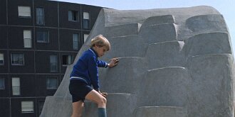 Grande-Borne aux beaux jours22 : Banlieure, Paysage urbain, Essonne, 1973